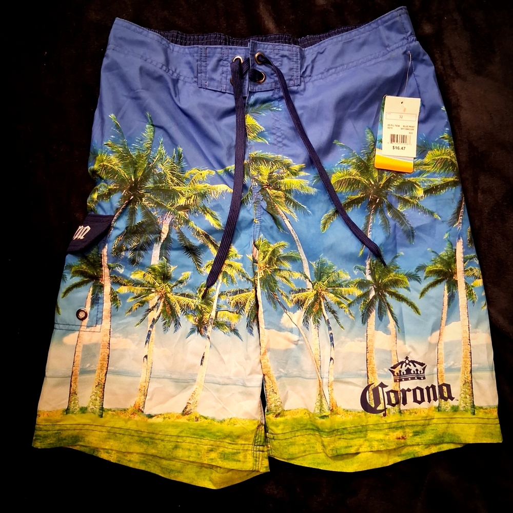 Corona Tropical Palm Board Shorts